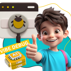 Тестирование & Vibe Debug. Охотники за багами - КИБЕРшкола программирования для детей, компьютерные курсы для школьников, начинающих и подростков - KIBERone г. Ново-Переделкино