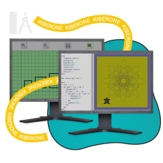 Исполнители чертежник и черепашка - КИБЕРшкола программирования для детей, компьютерные курсы для школьников, начинающих и подростков - KIBERone г. Ново-Переделкино