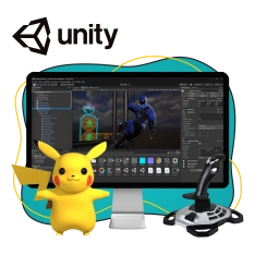 Мир игр на Unity 2D на популярном движке + AI-помощники - КИБЕРшкола программирования для детей, компьютерные курсы для школьников, начинающих и подростков - KIBERone г. Ново-Переделкино