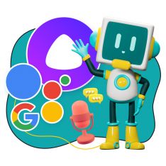 Голосовой помощник Алиса - КИБЕРшкола программирования для детей, компьютерные курсы для школьников, начинающих и подростков - KIBERone г. Ново-Переделкино