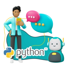 Умный чат-бот на Python на Telegram - КИБЕРшкола программирования для детей, компьютерные курсы для школьников, начинающих и подростков - KIBERone г. Ново-Переделкино