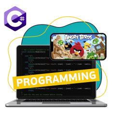 Программирование на C#. Удивительный мир 2D-игр - КИБЕРшкола программирования для детей, компьютерные курсы для школьников, начинающих и подростков - KIBERone г. Ново-Переделкино