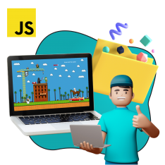 Программирование на JavaScript. Учимся создавать игры! - КИБЕРшкола программирования для детей, компьютерные курсы для школьников, начинающих и подростков - KIBERone г. Ново-Переделкино