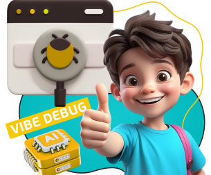 Тестирование & Vibe Debug. Охотники за багами - КИБЕРшкола программирования для детей, компьютерные курсы для школьников, начинающих и подростков - KIBERone г. Ново-Переделкино