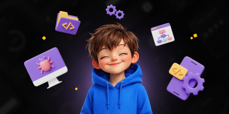 Идеальный сайт с нуля: код, дизайн и AI-помощник - КИБЕРшкола программирования для детей, компьютерные курсы для школьников, начинающих и подростков - KIBERone г. Ново-Переделкино